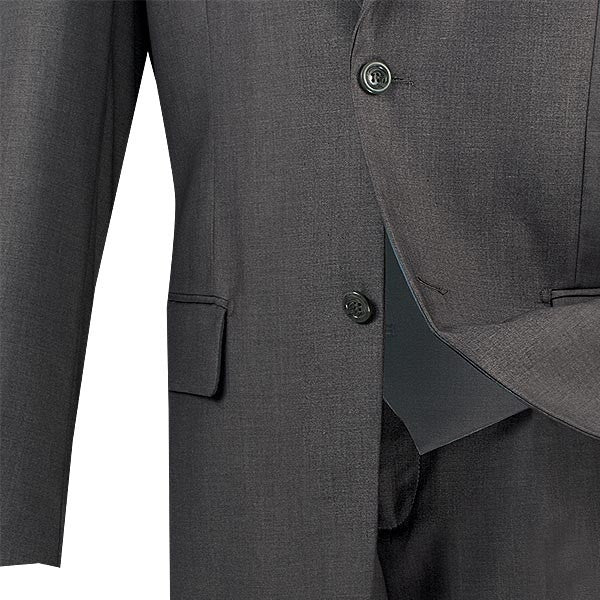 Morgan Collection - Regular Fit 3 Piece 2 Button Heather Gray