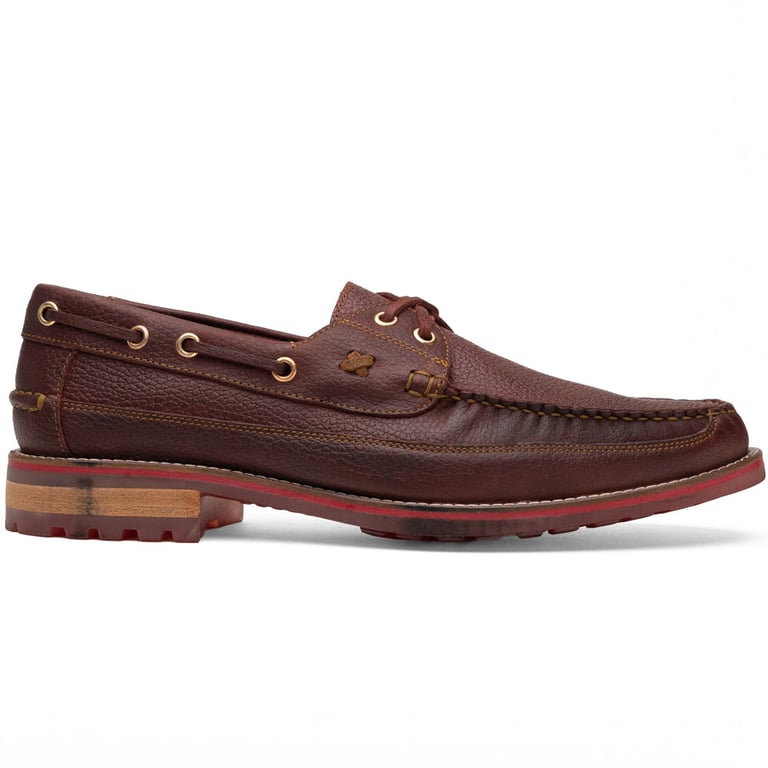 Marco Di Milano Amalfi Wine Premium Calf Leather Boat Shoes