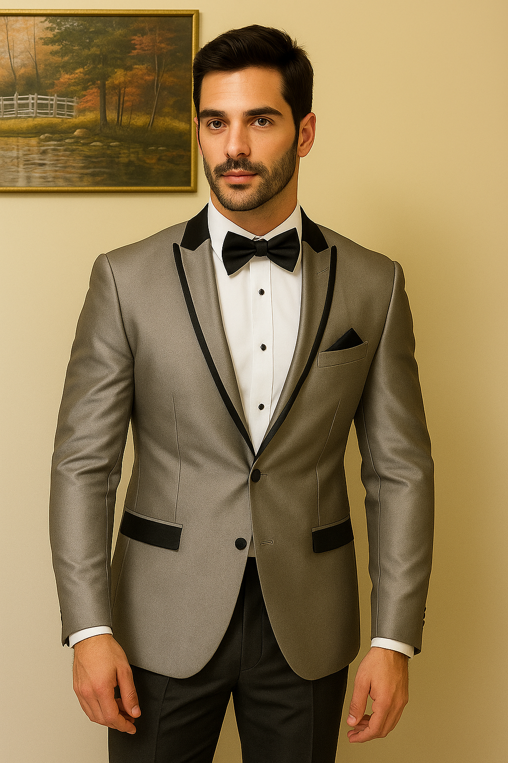 Trajes Gris Para Hombre