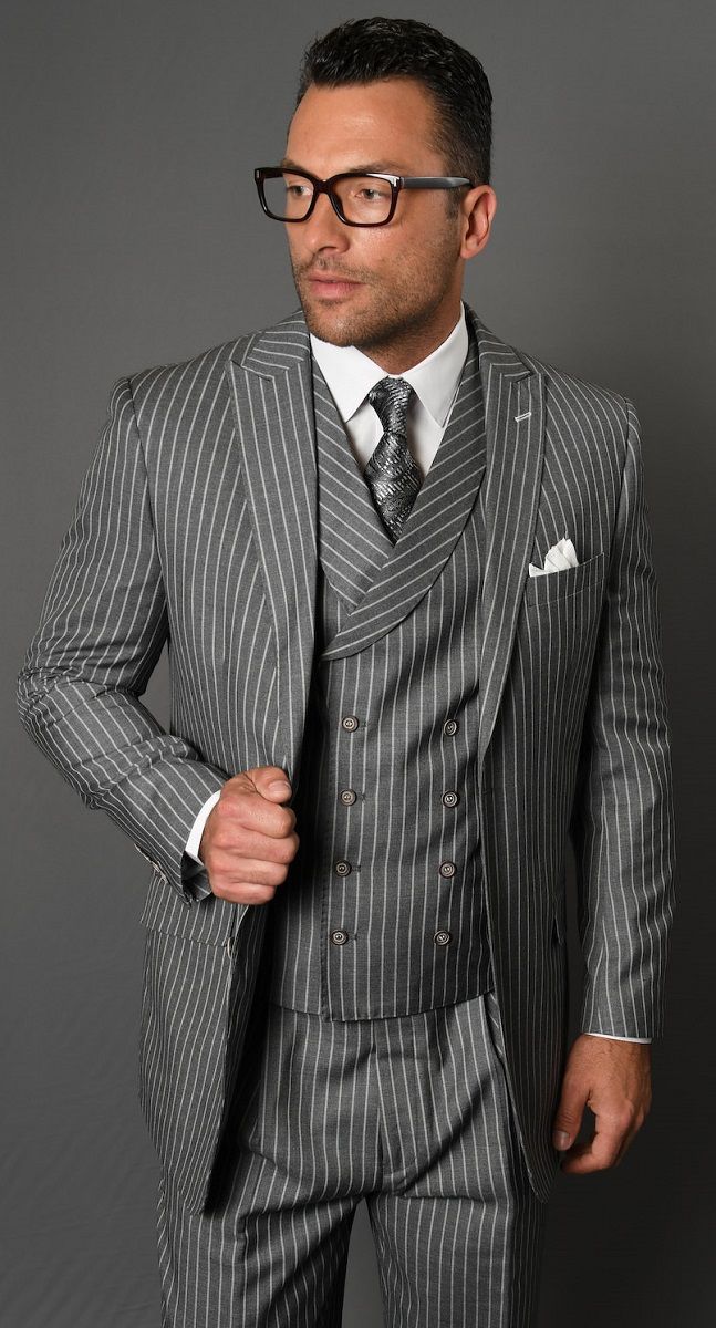 Statement Suits Black Grey