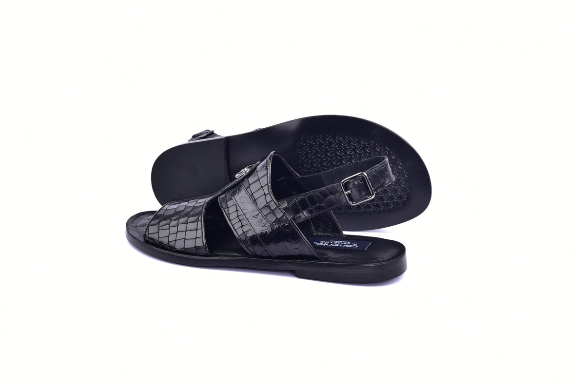 C0074-Corrente 5829S Sandal- Black