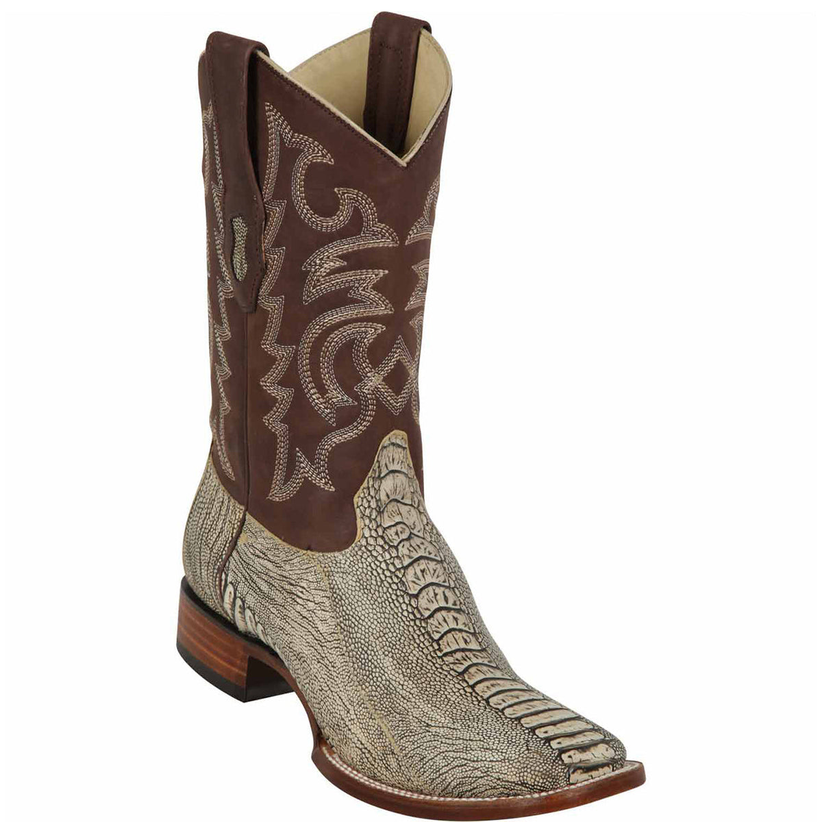 Rustic Oryx Ostrich Leg Boots