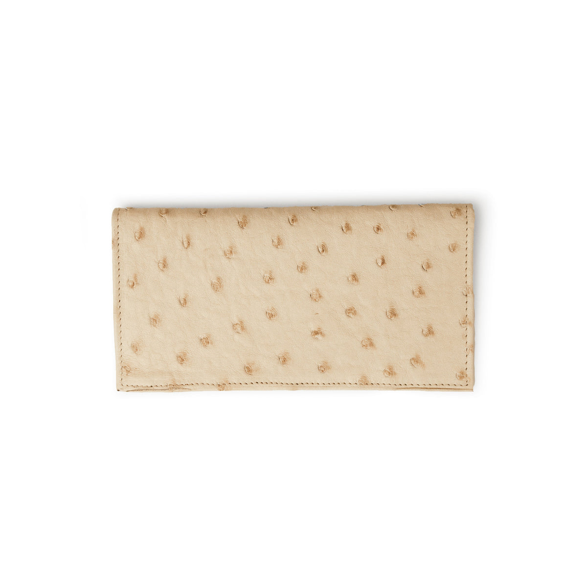 Ferrini Full Quill Ostrich Checkbook