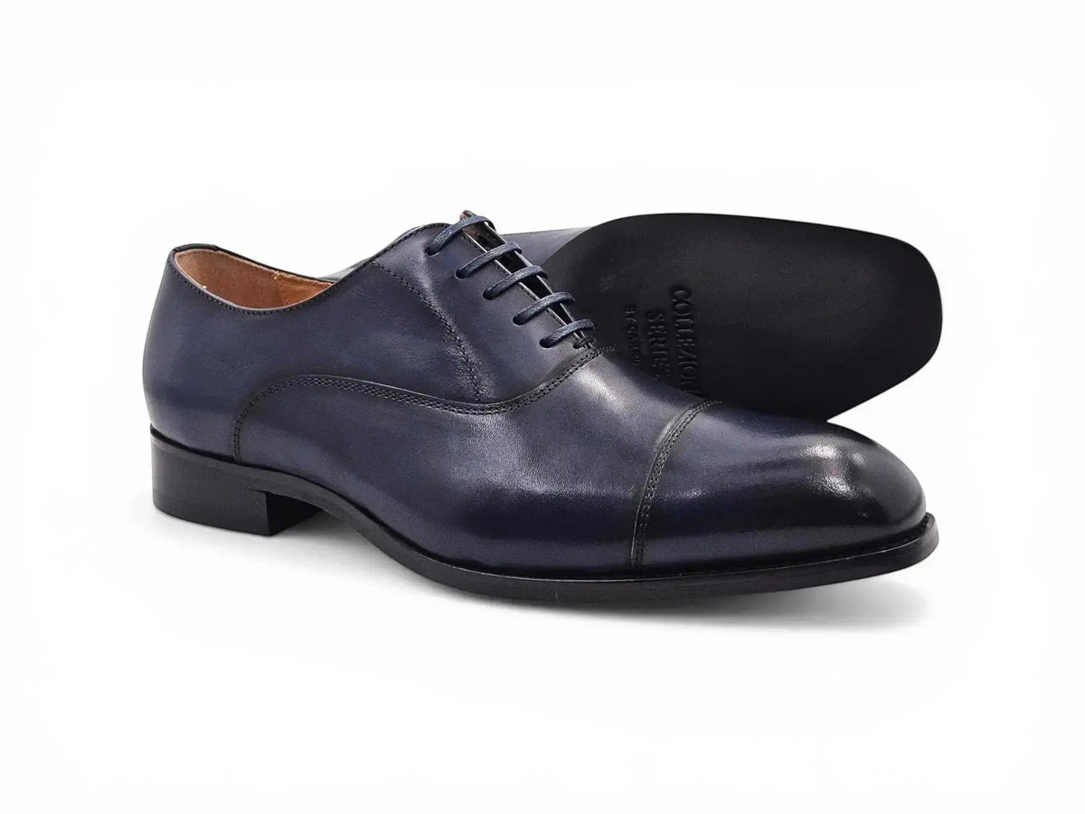 Carrucci Avon Cap Toe Oxford in Leather Sole