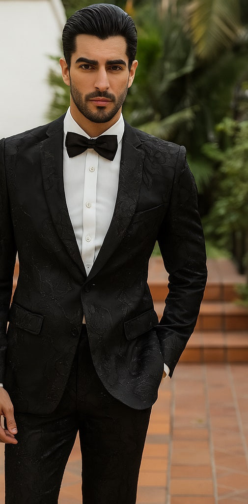 Big and Tall Mens Tuxedos Jacket - Big And Tall Formal Wear - Bowtie Included - For Big Guys