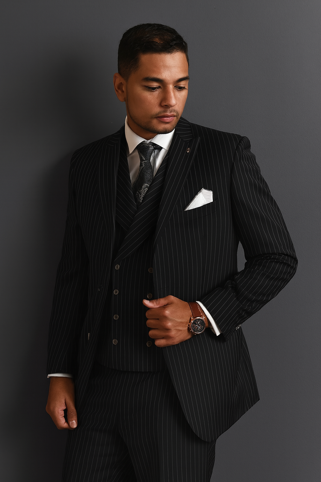 Statement Suits Black Grey