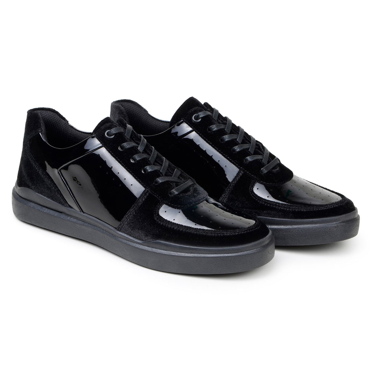 Belvedere Edmond Black Genuine Crocodile Leather Shoe