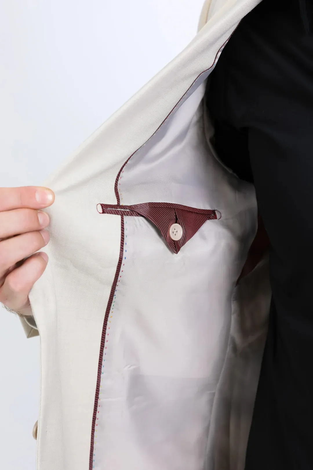 Beige Western Sport Coat for Men – Light Tone Frontier Jacket