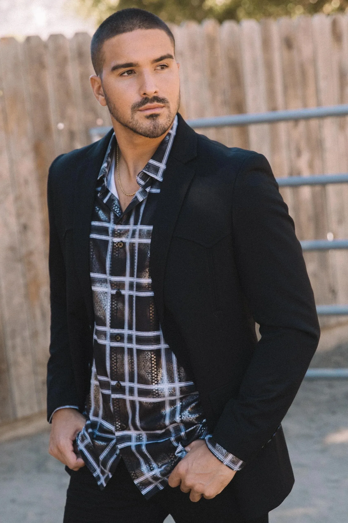 Black Western Sport Coat for Men – Bold Casual Blazer