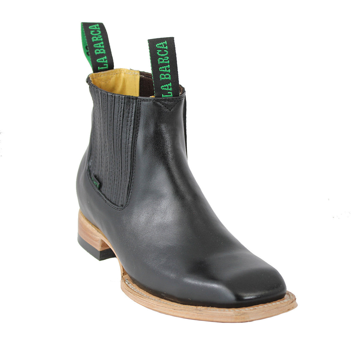 Mens Square Toe Ankle Boots
