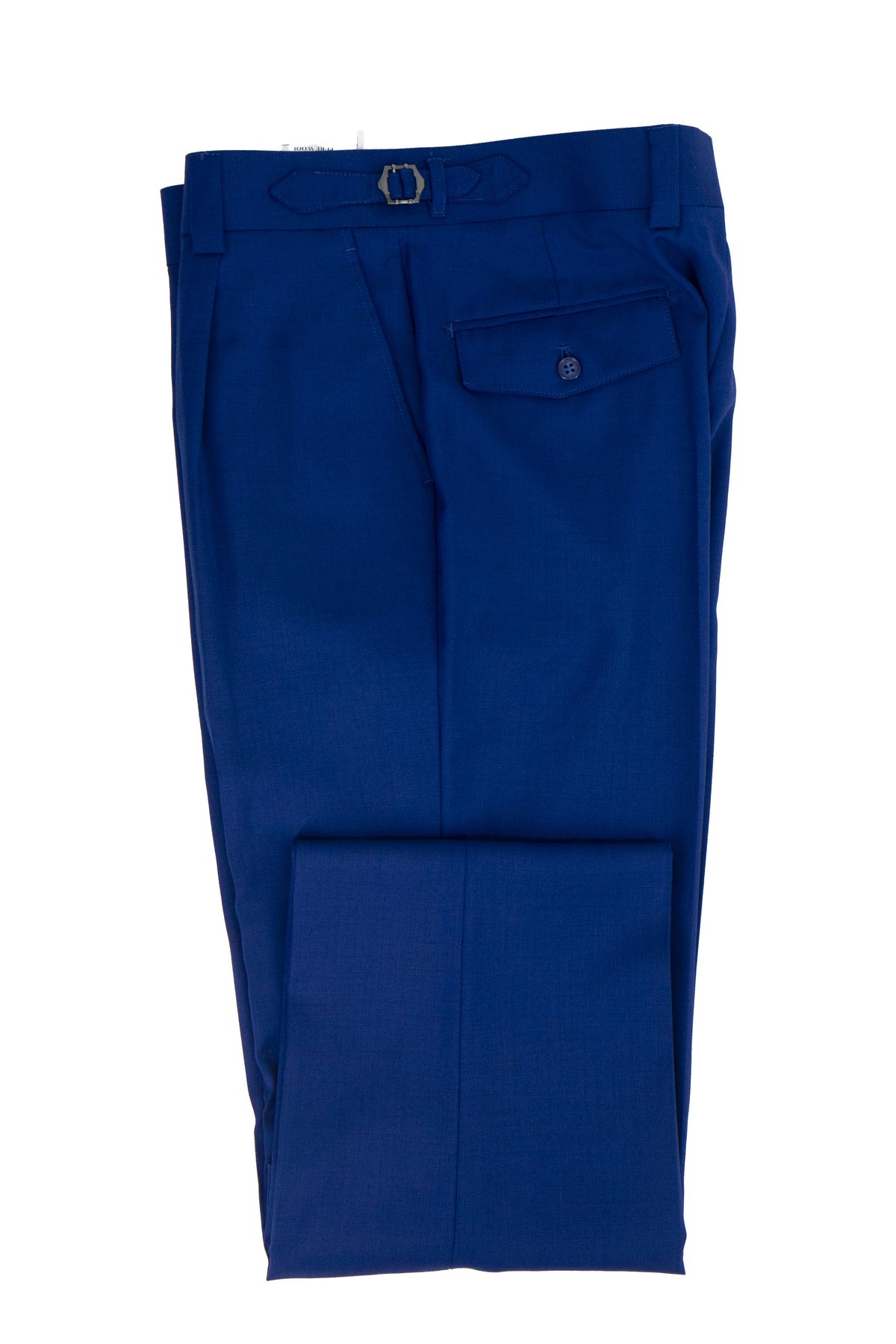 Tiglio Luxe Azure Semi-Wide Leg Wool Marbella Dress Pants TL5590