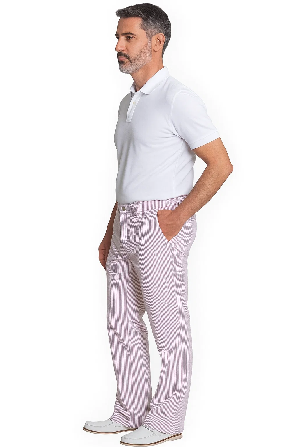 Men's Purple Lavender Seersucker Sear sucker suit dress pants