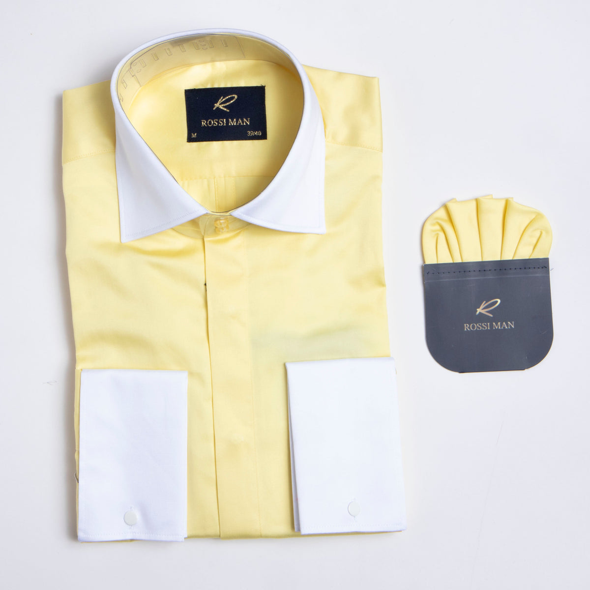 Rossi Man Men's Shirt – RS2 Style in Yellow