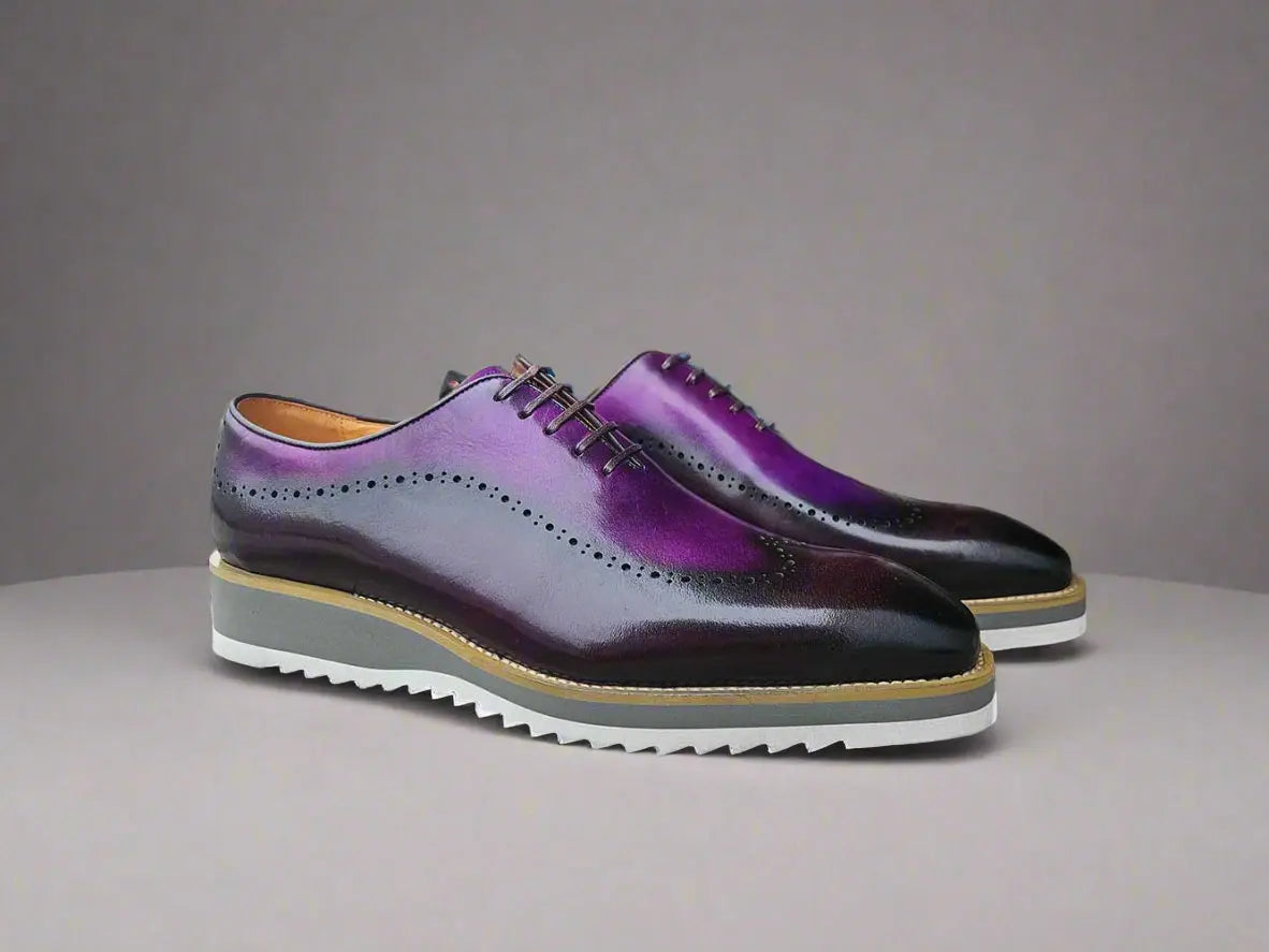 Carrucci Two Tone Oxford With Lightweight Sole