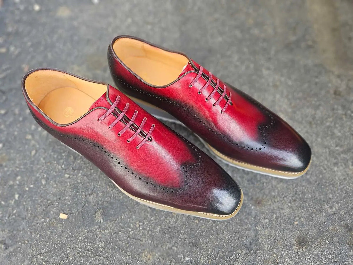 Carrucci Two Tone Oxford With Lightweight Sole