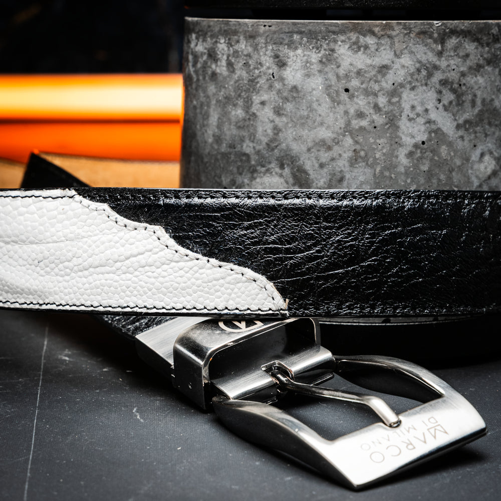Marco Di Milano Alessio Belt White / Black