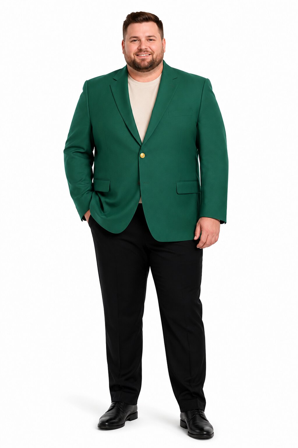Augusta Green Blazer Men's Classic Brass buttons Blazer Sport Jacket-New Designer Collection