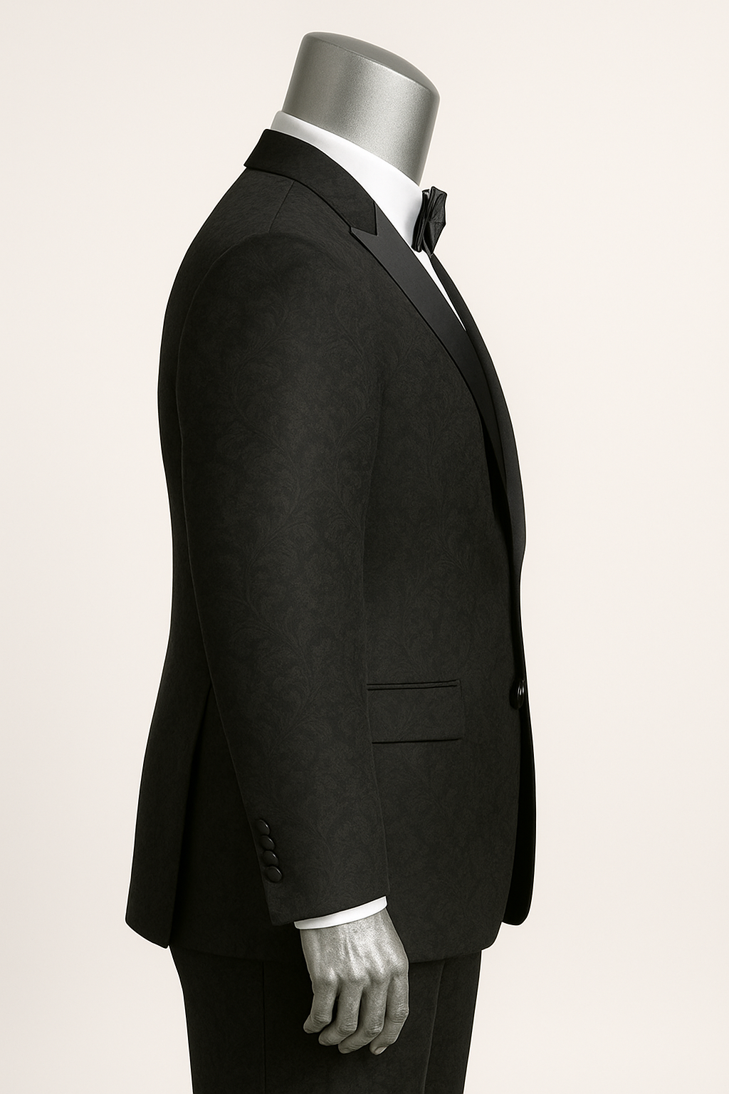 Big and Tall Mens Tuxedos Jacket - Big And Tall Formal Wear - Bowtie Included - For Big Guys