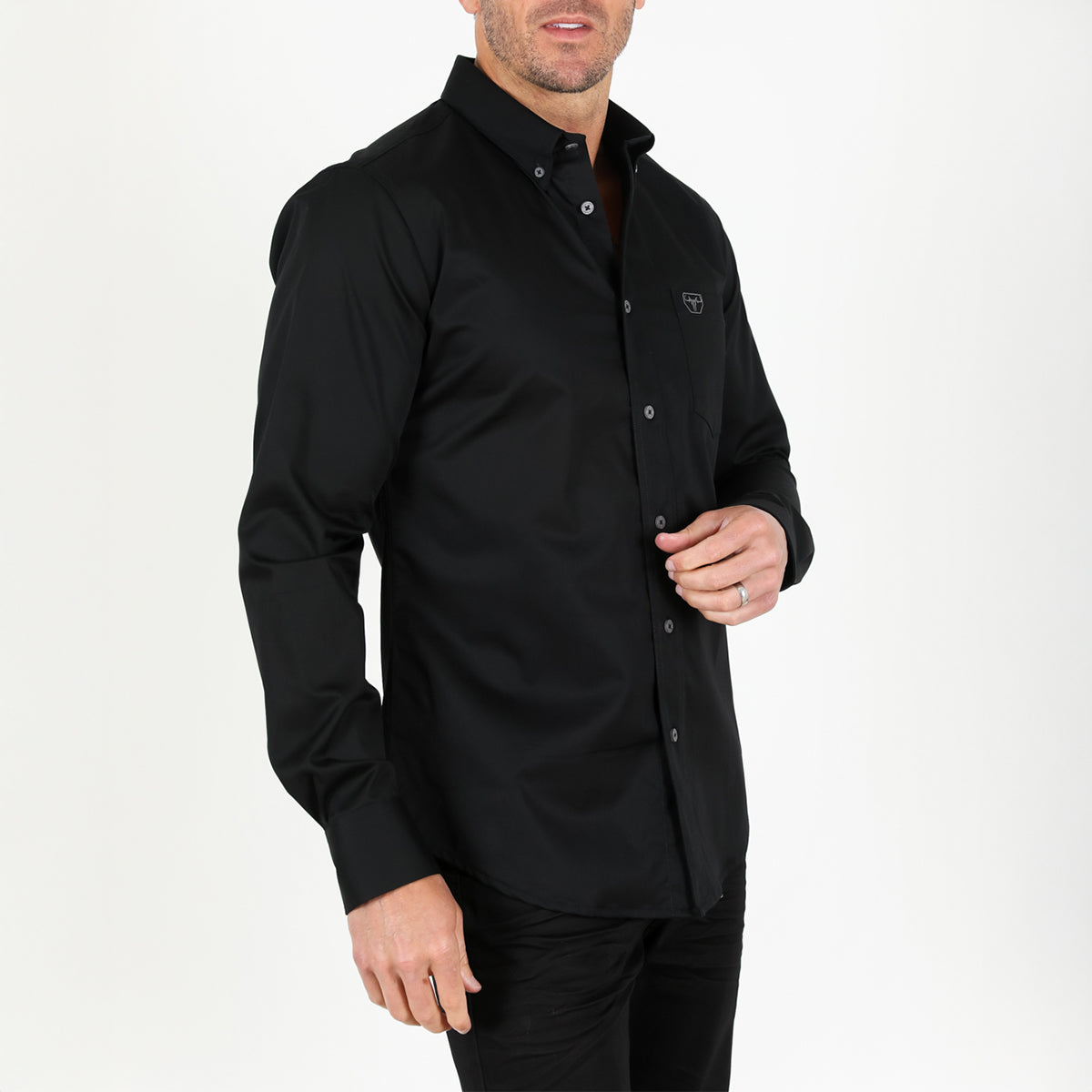 Mens Single Pocket Modern Fit Shirts