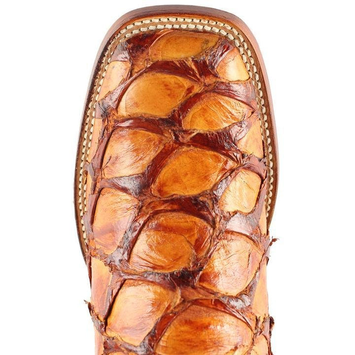 Botas de Pescado Pirarucu Original en Horma Rodeo Cuadrada WW