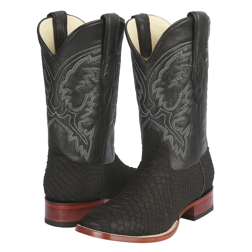 Botas de Piton Original Punta Cuadrada-New Designer Collection