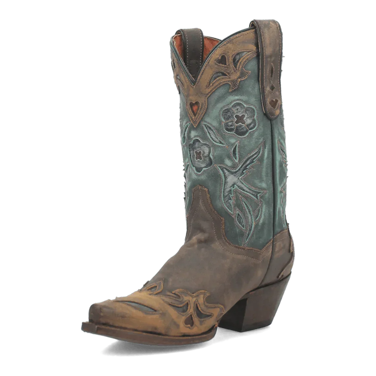 VINTAGE BLUEBIRD LEATHER BOOT