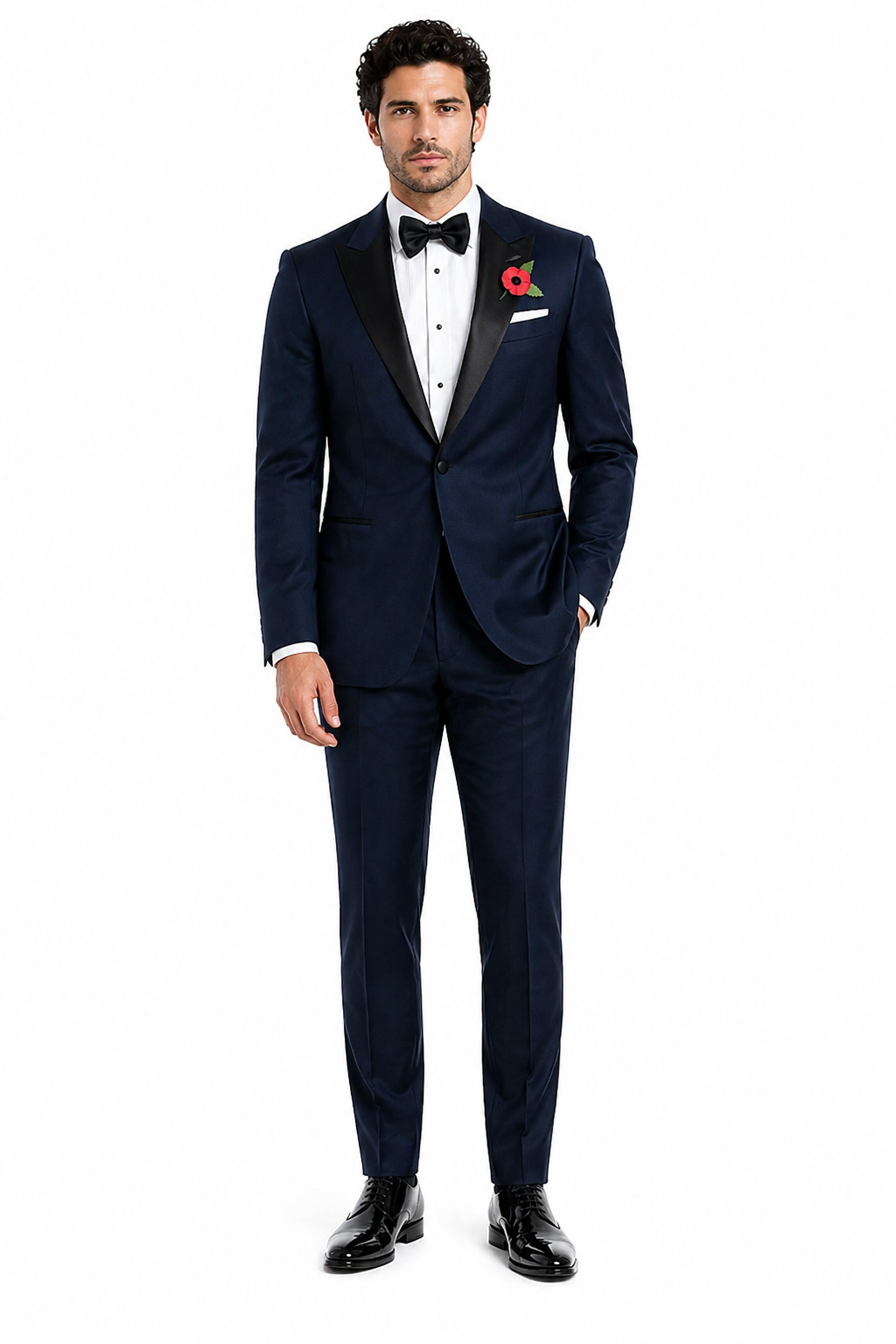 Daniel Craig Suit Midnight Blue Besom Two Pockets james bond Tuxedo