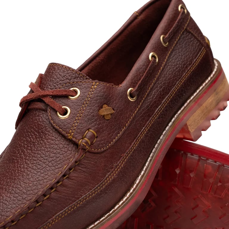 Marco Di Milano Amalfi Wine Premium Calf Leather Boat Shoes