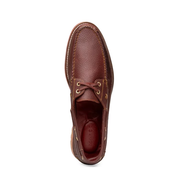 Marco Di Milano Amalfi Wine Premium Calf Leather Boat Shoes