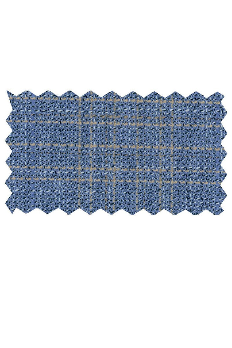 Enzo Tovare Blue Crossweave Sports Jacket