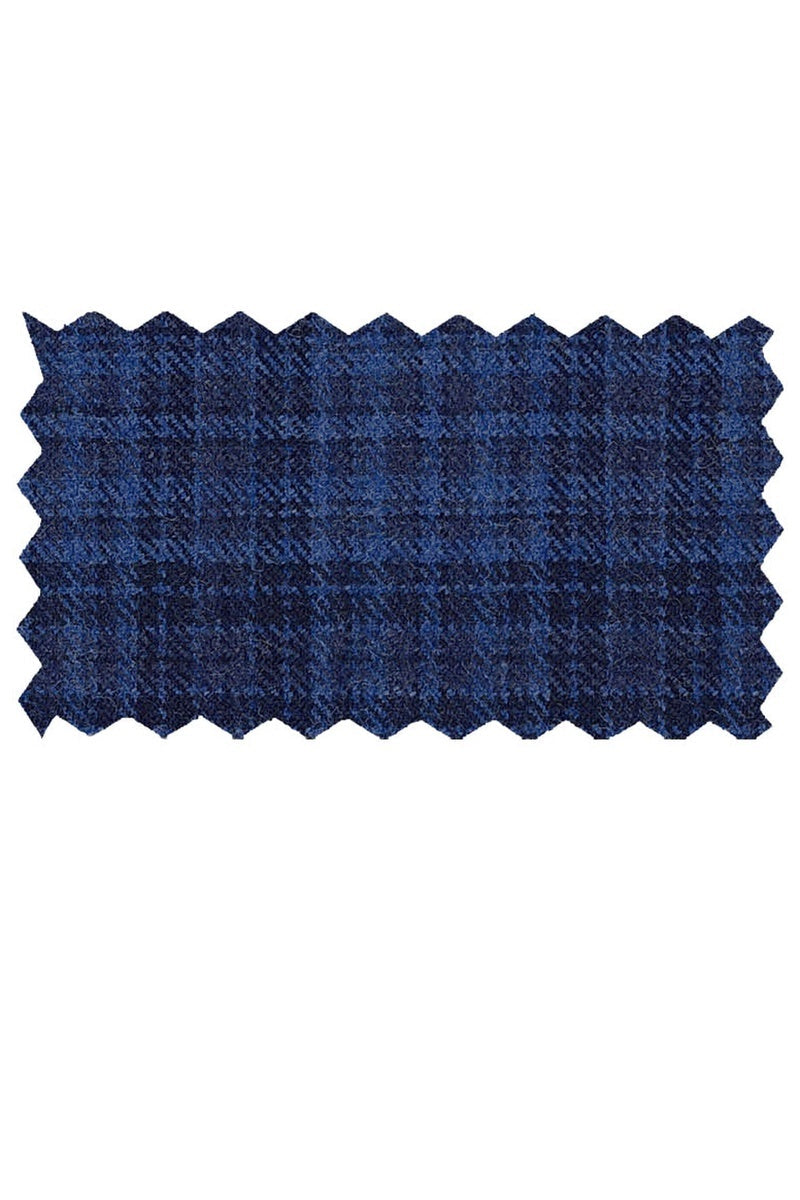 Enzo Tovare Blue Navy Check Sports Jacket
