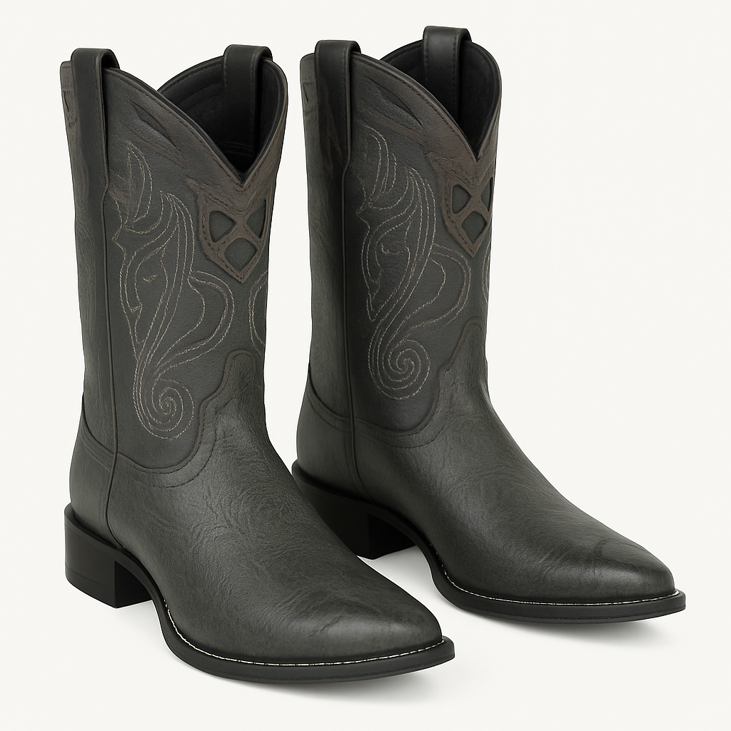 Men's Wild West Smooth Ostrich Skin 3X Toe Boots 29504-B