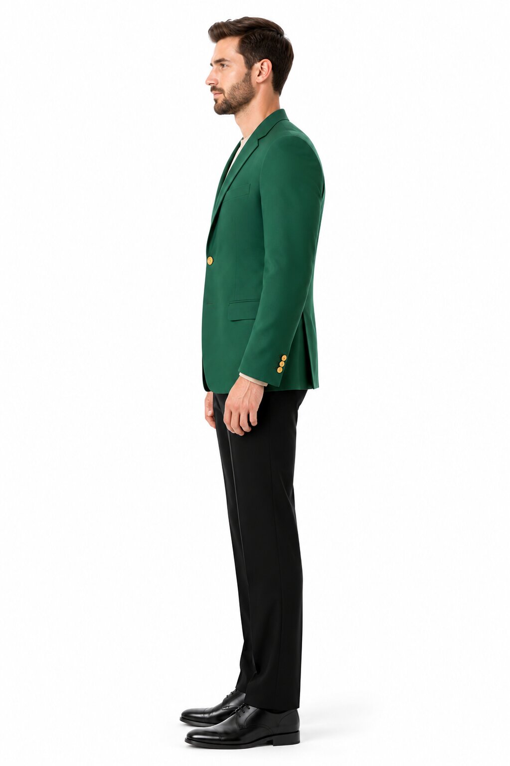 Augusta Green Blazer Men's Classic Brass buttons Blazer Sport Jacket-New Designer Collection