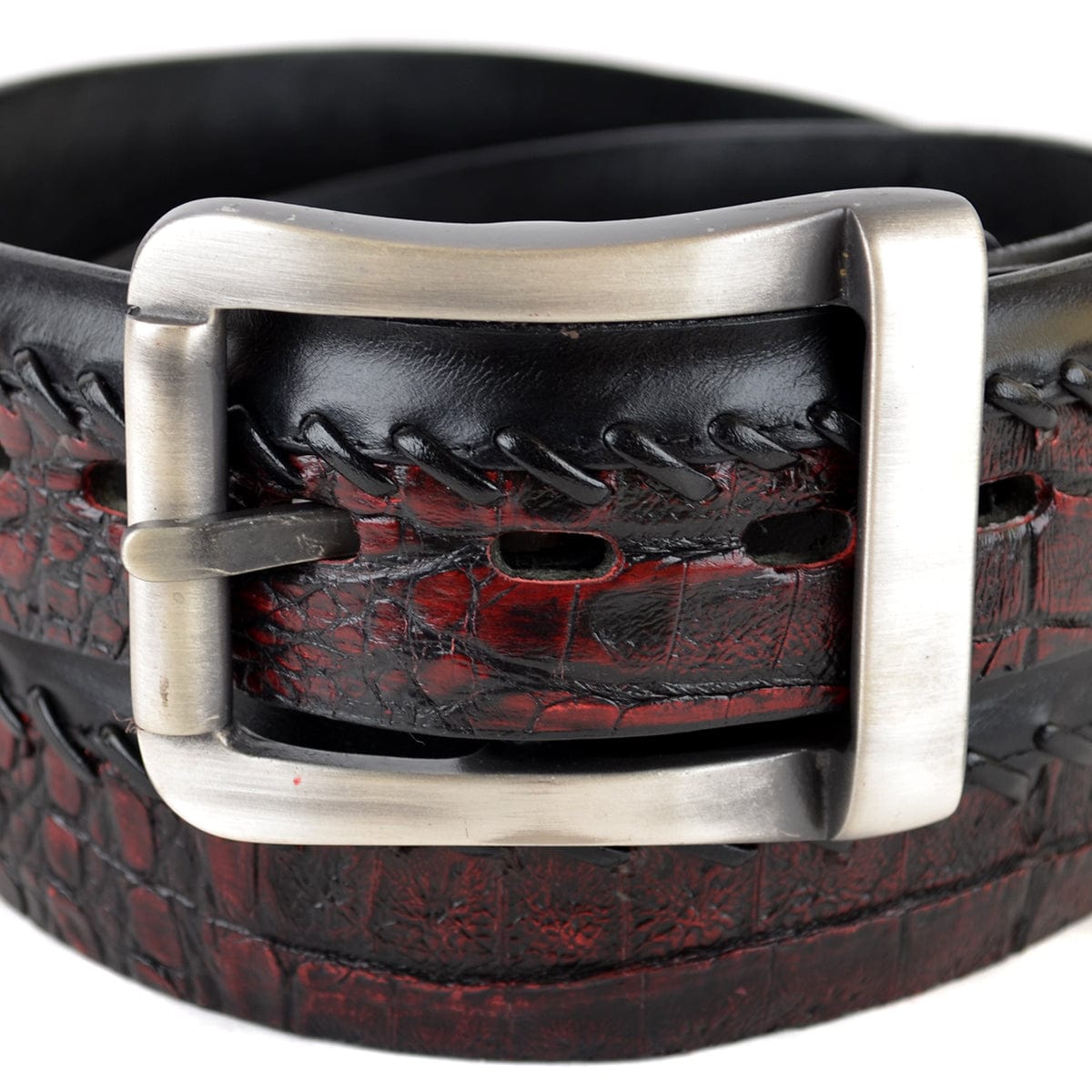 Men's Los altos Original Caiman Belly Skin Casual Belt C238218