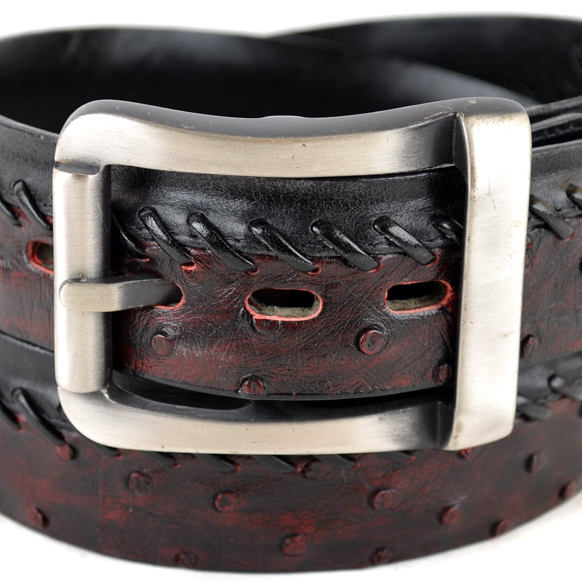 Men's Los altos Original Ostrich Skin Casual Belt C230318