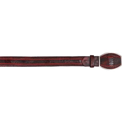 Men's Los altos Ostrich Leg Laser Design Casual Belt C24U0518