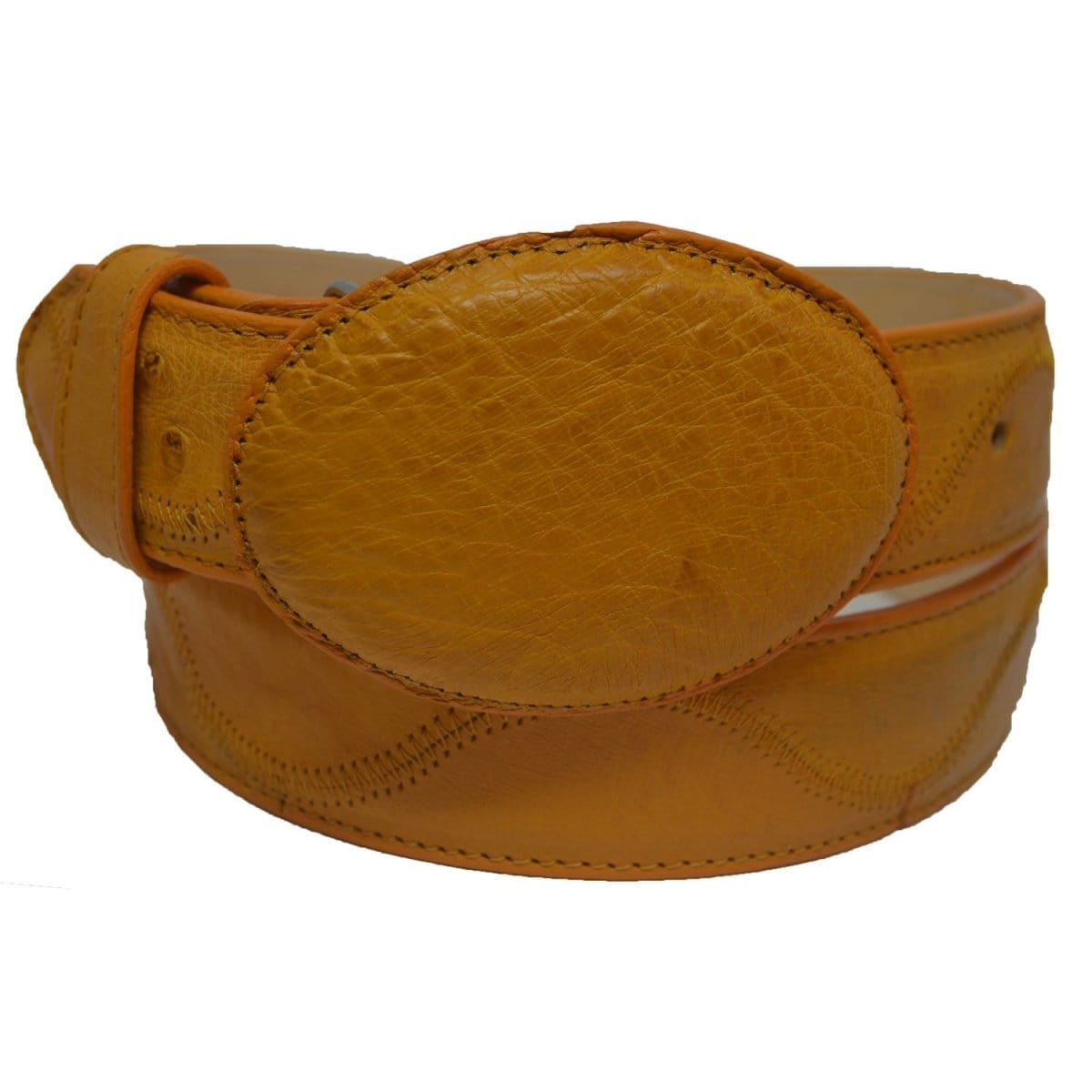 Men's Los altos Ostrich-Zig Zag Cowboy Belt C11U1502