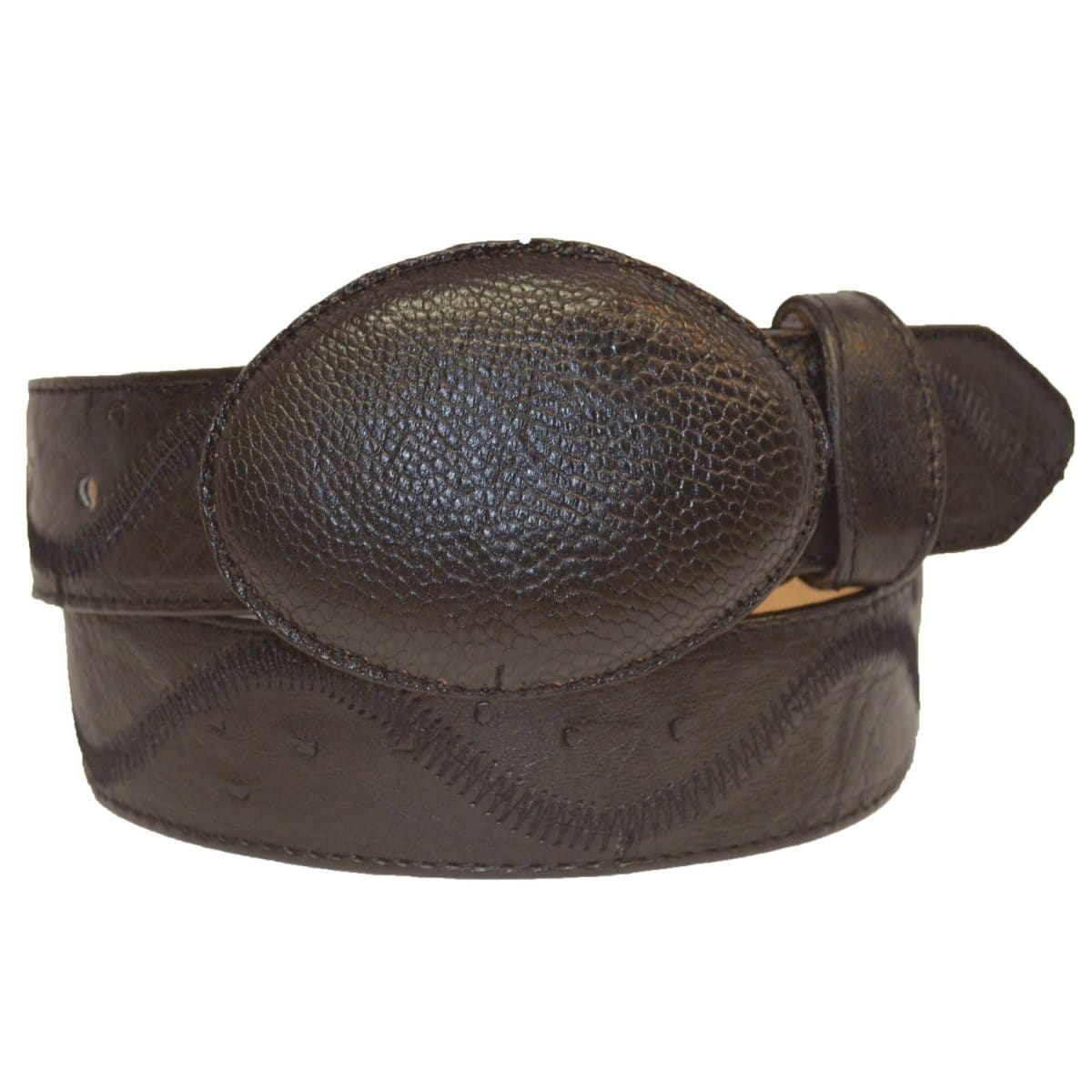 Men's Los altos Ostrich-Zig Zag Cowboy Belt C11U1505