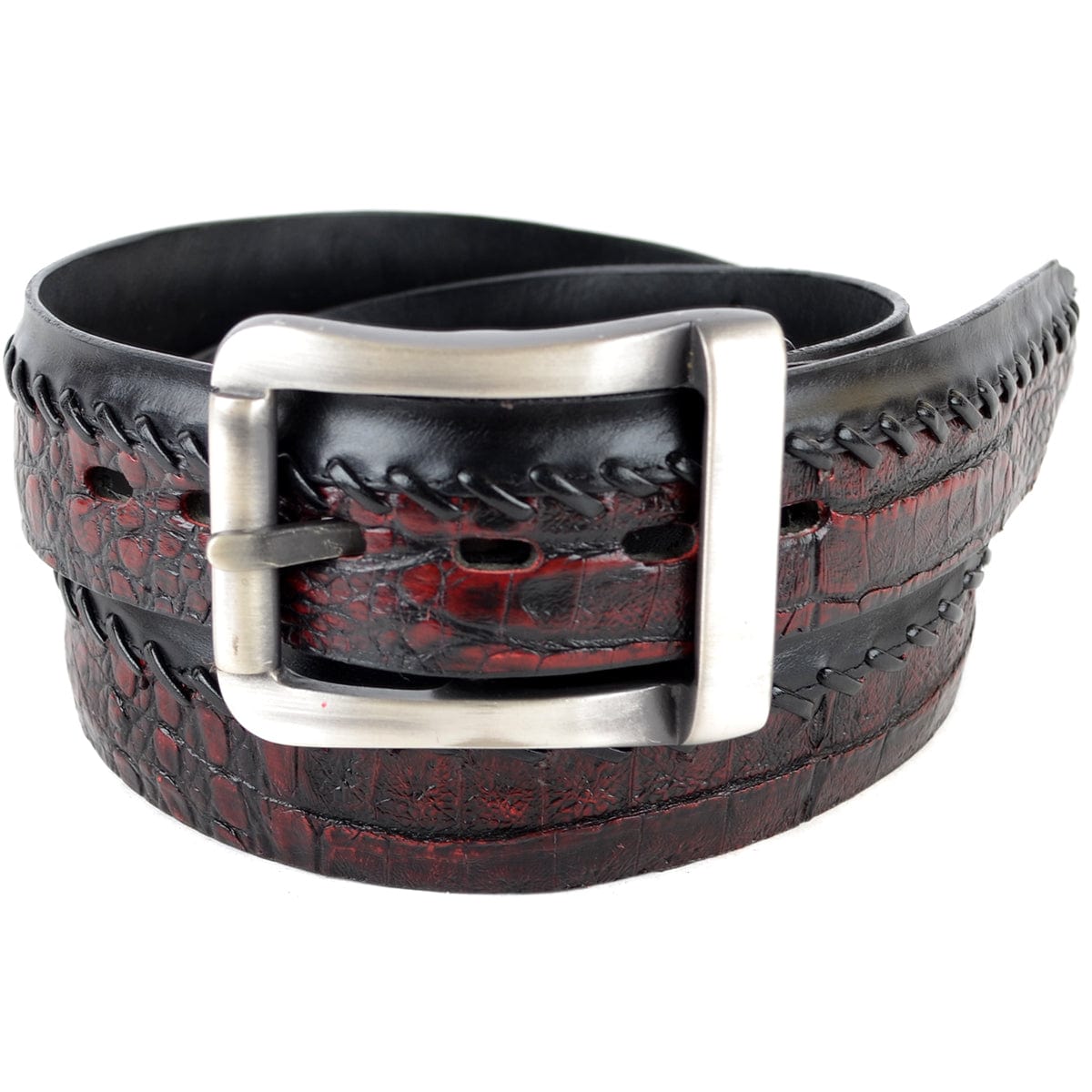 Men's Los altos Original Caiman Belly Skin Casual Belt C238218
