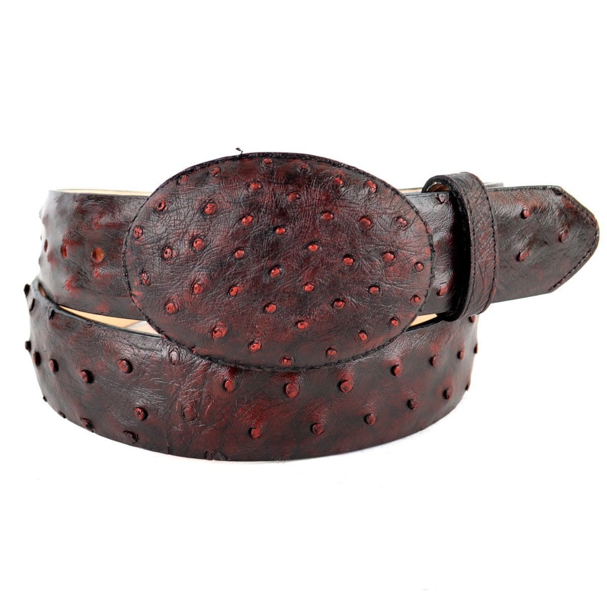 Men's Los altos Ostrich Cowboy Belt C11U0318