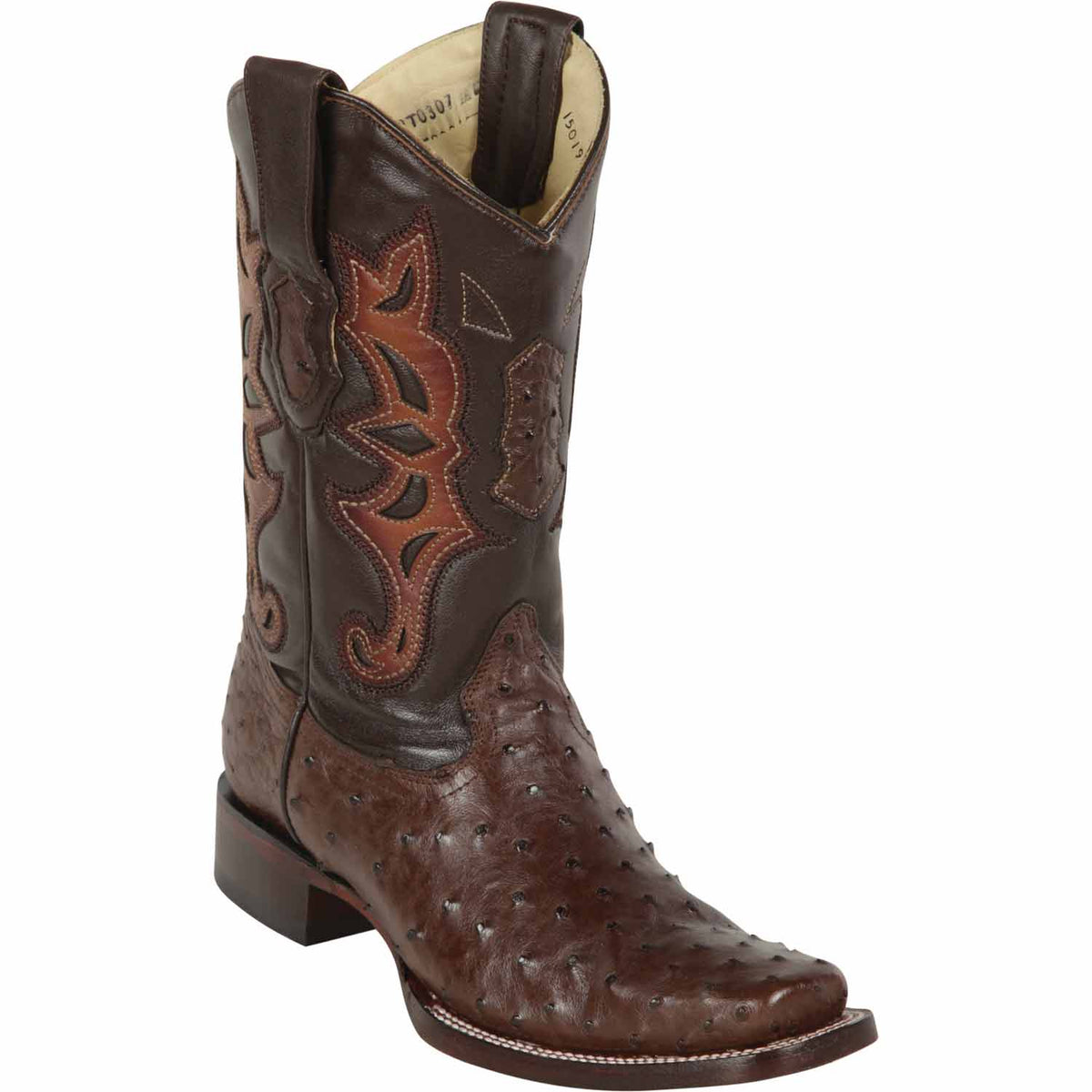 Men's Los Altos Ostrich Rodeo Square Toe Boots 812T03