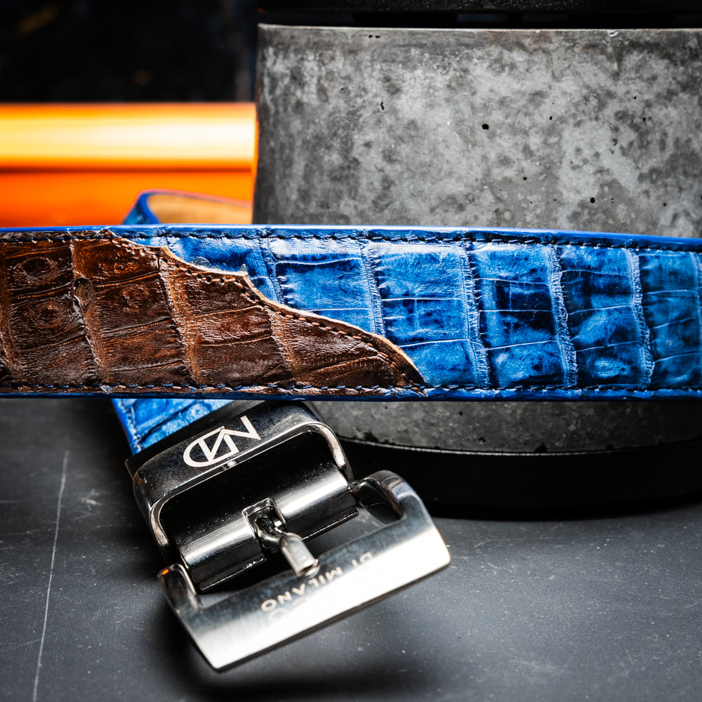 Marco Di Milano Luciano Belt Navy / Brown