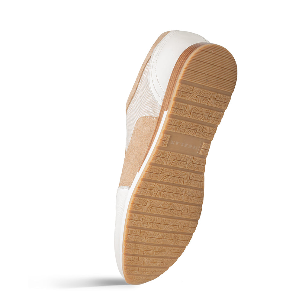 Mezlan Riumar Suede/Linen Sneaker
