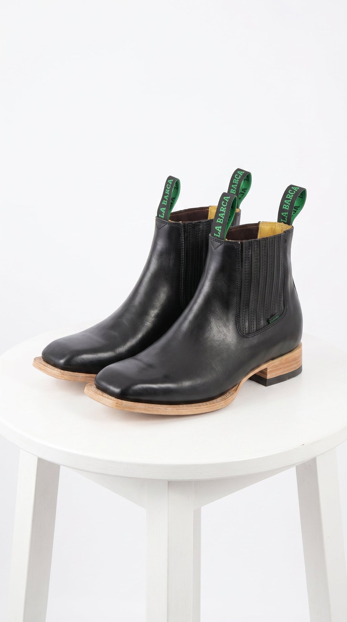Mens Square Toe Ankle Boots