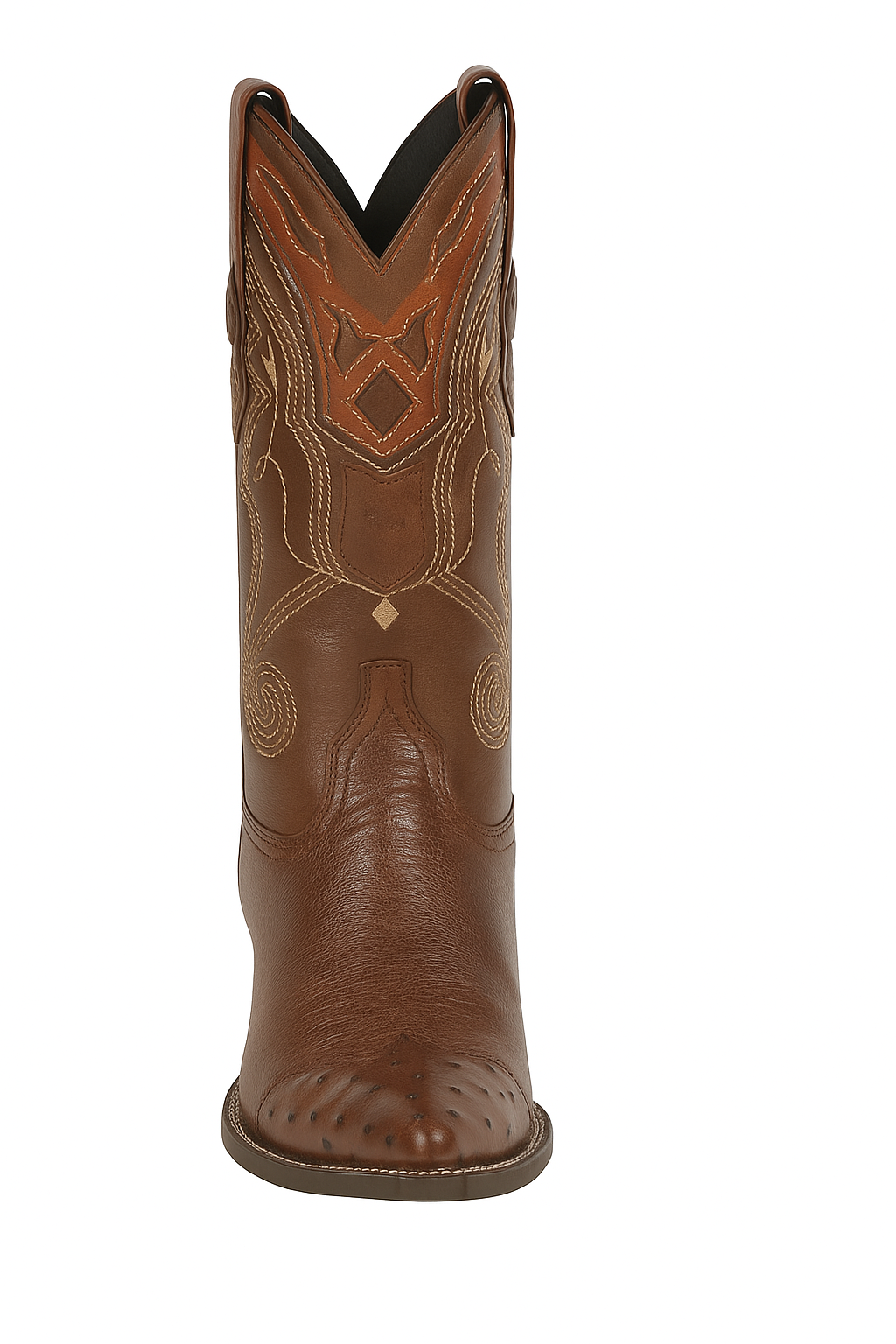 Men's Wild West Smooth Ostrich Skin 3X Toe Boots 29504-B