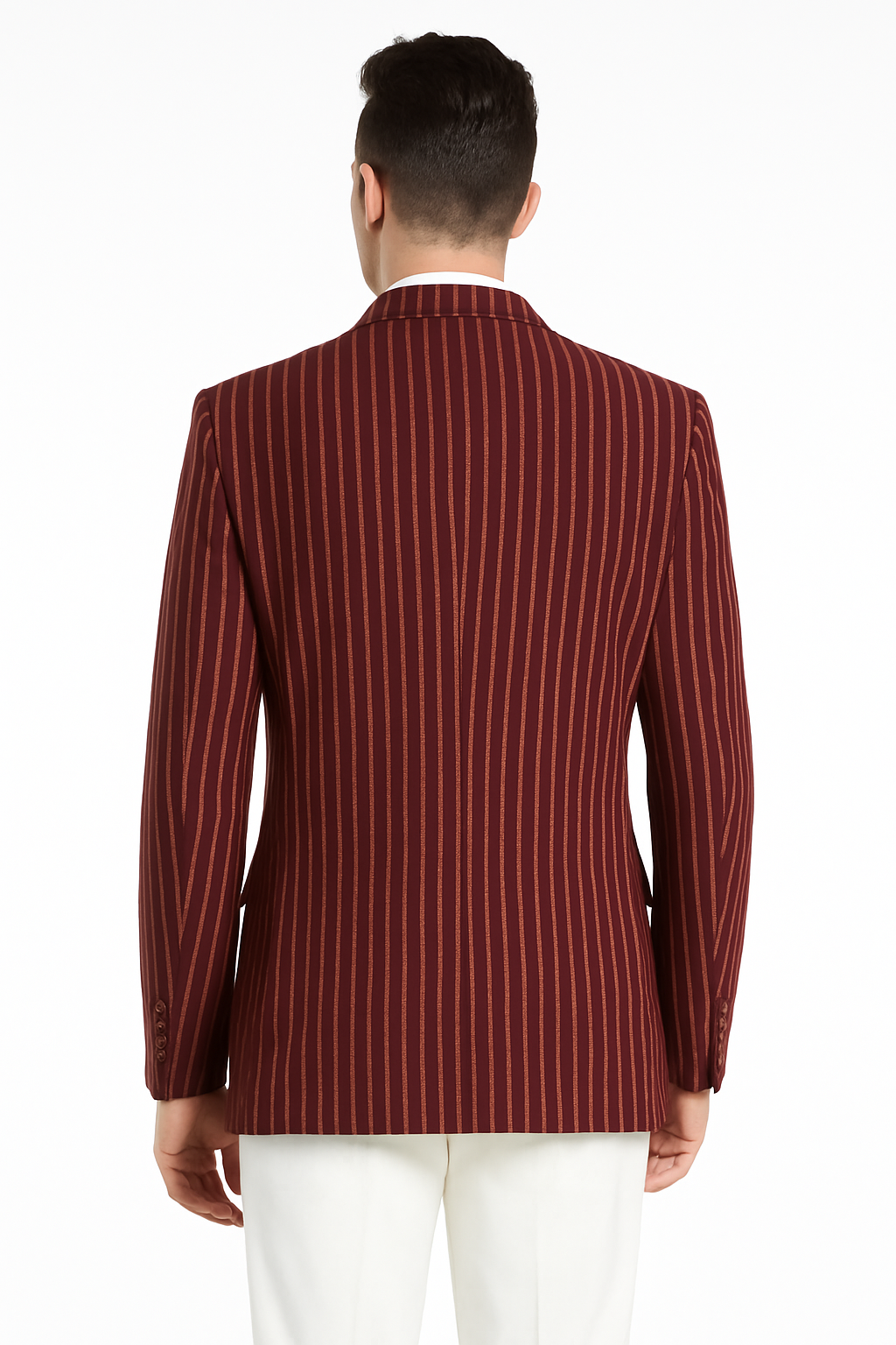 Mens Double Breasted Blazer in Color Navy - Pinstripe Sportcoat - New Arrival