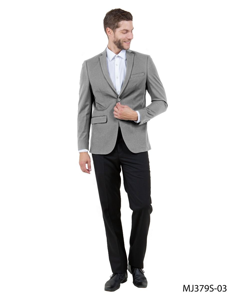 Zegarie Men's Classic Fashion Sport Coat - Slim Fit - Plaid Blazers