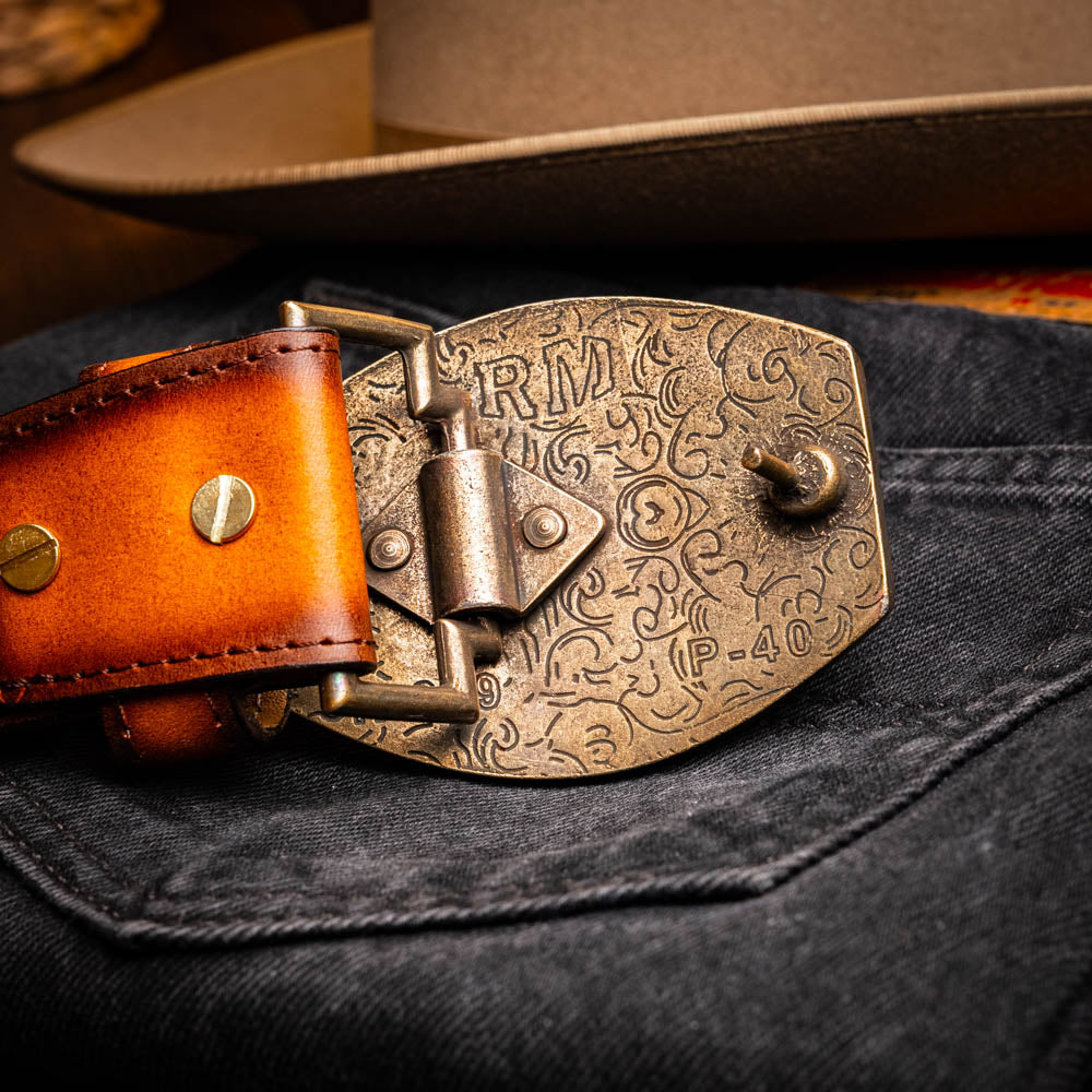 Marco Di Milano Montana Belt Aged Brown
