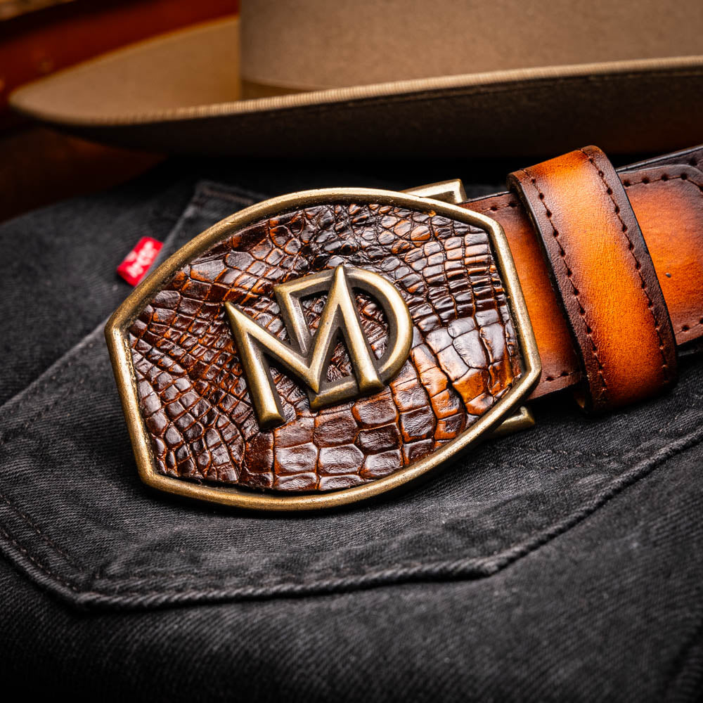 Marco Di Milano Montana Belt Aged Brown