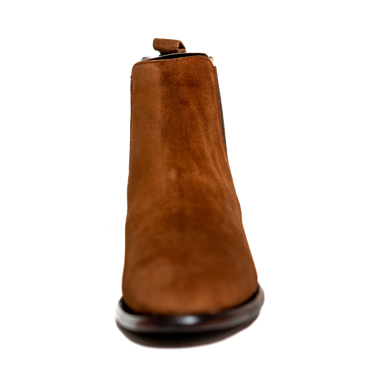 Los Altos Men's Toe Roper Boot Gamuza Cognac